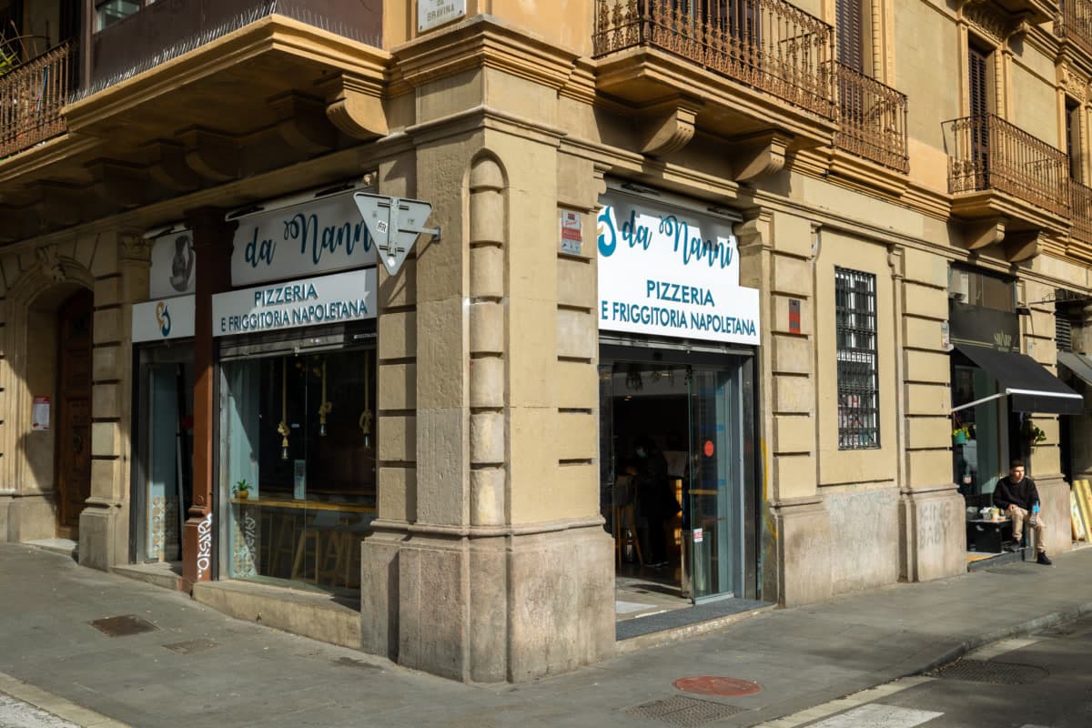 Carta de Da Nanni Raval Take Away, pizzería napolitana en Tallers 72